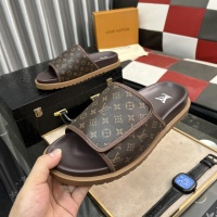 Cheap Louis Vuitton Slippers For Men #1243277 Replica Wholesale [$56.00 USD] [ITEM#1243277] on Replica Louis Vuitton Slippers