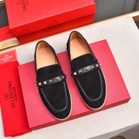 Cheap Valentino Leather Shoes For Women #1243735 Replica Wholesale [$100.00 USD] [ITEM#1243735] on Replica Valentino Leather Shoes