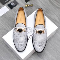 Cheap Versace Leather Shoes For Men #1243902 Replica Wholesale [$82.00 USD] [ITEM#1243902] on Replica Versace Leather Shoes