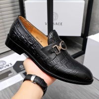 Cheap Versace Leather Shoes For Men #1243903 Replica Wholesale [$82.00 USD] [ITEM#1243903] on Replica Versace Leather Shoes