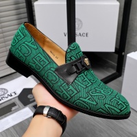 Cheap Versace Leather Shoes For Men #1243907 Replica Wholesale [$82.00 USD] [ITEM#1243907] on Replica Versace Leather Shoes