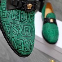 Cheap Versace Leather Shoes For Men #1243907 Replica Wholesale [$82.00 USD] [ITEM#1243907] on Replica Versace Leather Shoes