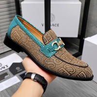 Cheap Versace Leather Shoes For Men #1243911 Replica Wholesale [$85.00 USD] [ITEM#1243911] on Replica Versace Leather Shoes