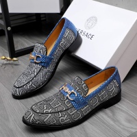 Cheap Versace Leather Shoes For Men #1243912 Replica Wholesale [$85.00 USD] [ITEM#1243912] on Replica Versace Leather Shoes