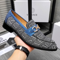 Cheap Versace Leather Shoes For Men #1243912 Replica Wholesale [$85.00 USD] [ITEM#1243912] on Replica Versace Leather Shoes