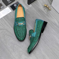 Cheap Versace Leather Shoes For Men #1243913 Replica Wholesale [$85.00 USD] [ITEM#1243913] on Replica Versace Leather Shoes