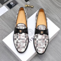 Cheap Versace Leather Shoes For Men #1243917 Replica Wholesale [$82.00 USD] [ITEM#1243917] on Replica Versace Leather Shoes