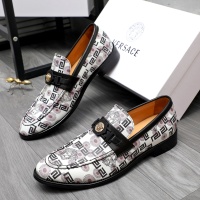 Cheap Versace Leather Shoes For Men #1243918 Replica Wholesale [$82.00 USD] [ITEM#1243918] on Replica Versace Leather Shoes