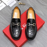 Cheap Salvatore Ferragamo Leather Shoes For Men #1243972 Replica Wholesale [$88.00 USD] [ITEM#1243972] on Replica Salvatore Ferragamo Leather Shoes