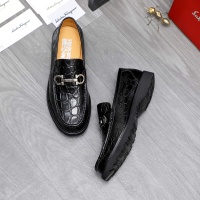 Cheap Salvatore Ferragamo Leather Shoes For Men #1243972 Replica Wholesale [$88.00 USD] [ITEM#1243972] on Replica Salvatore Ferragamo Leather Shoes