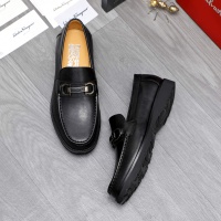 Cheap Salvatore Ferragamo Leather Shoes For Men #1243974 Replica Wholesale [$88.00 USD] [ITEM#1243974] on Replica Salvatore Ferragamo Leather Shoes