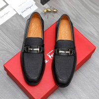 Cheap Salvatore Ferragamo Leather Shoes For Men #1243976 Replica Wholesale [$82.00 USD] [ITEM#1243976] on Replica Salvatore Ferragamo Leather Shoes