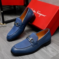 Cheap Salvatore Ferragamo Leather Shoes For Men #1243979 Replica Wholesale [$82.00 USD] [ITEM#1243979] on Replica Salvatore Ferragamo Leather Shoes