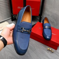 Cheap Salvatore Ferragamo Leather Shoes For Men #1243979 Replica Wholesale [$82.00 USD] [ITEM#1243979] on Replica Salvatore Ferragamo Leather Shoes