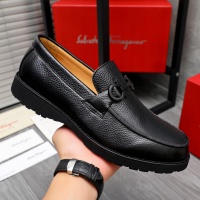 Cheap Salvatore Ferragamo Leather Shoes For Men #1243988 Replica Wholesale [$88.00 USD] [ITEM#1243988] on Replica Salvatore Ferragamo Leather Shoes