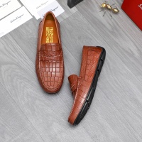 Cheap Salvatore Ferragamo Leather Shoes For Men #1243991 Replica Wholesale [$68.00 USD] [ITEM#1243991] on Replica Salvatore Ferragamo Leather Shoes