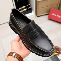 Cheap Salvatore Ferragamo Leather Shoes For Men #1243995 Replica Wholesale [$85.00 USD] [ITEM#1243995] on Replica Salvatore Ferragamo Leather Shoes