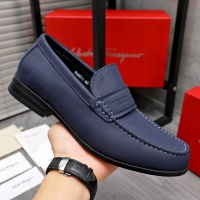 Cheap Salvatore Ferragamo Leather Shoes For Men #1243998 Replica Wholesale [$82.00 USD] [ITEM#1243998] on Replica Salvatore Ferragamo Leather Shoes