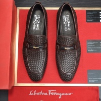 Cheap Salvatore Ferragamo Leather Shoes For Men #1244486 Replica Wholesale [$102.00 USD] [ITEM#1244486] on Replica Salvatore Ferragamo Leather Shoes