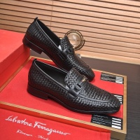 Cheap Salvatore Ferragamo Leather Shoes For Men #1244487 Replica Wholesale [$102.00 USD] [ITEM#1244487] on Replica Salvatore Ferragamo Leather Shoes