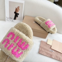 Cheap MIU MIU Slippers For Women #1244763 Replica Wholesale [$96.00 USD] [ITEM#1244763] on Replica MIU MIU Slippers