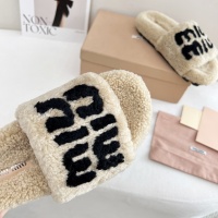 Cheap MIU MIU Slippers For Women #1244766 Replica Wholesale [$96.00 USD] [ITEM#1244766] on Replica MIU MIU Slippers