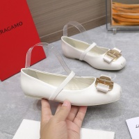 Cheap Salvatore Ferragamo Flat Shoes For Women #1245288 Replica Wholesale [$108.00 USD] [ITEM#1245288] on Replica Salvatore Ferragamo Flat Shoes