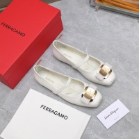 Cheap Salvatore Ferragamo Flat Shoes For Women #1245288 Replica Wholesale [$108.00 USD] [ITEM#1245288] on Replica Salvatore Ferragamo Flat Shoes