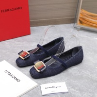 Cheap Salvatore Ferragamo Flat Shoes For Women #1245293 Replica Wholesale [$108.00 USD] [ITEM#1245293] on Replica Salvatore Ferragamo Flat Shoes