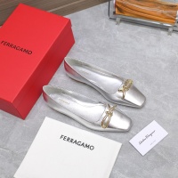 Cheap Salvatore Ferragamo Flat Shoes For Women #1245309 Replica Wholesale [$112.00 USD] [ITEM#1245309] on Replica Salvatore Ferragamo Flat Shoes