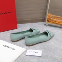 Cheap Salvatore Ferragamo Flat Shoes For Women #1245312 Replica Wholesale [$112.00 USD] [ITEM#1245312] on Replica Salvatore Ferragamo Flat Shoes