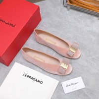 Cheap Salvatore Ferragamo Flat Shoes For Women #1245315 Replica Wholesale [$115.00 USD] [ITEM#1245315] on Replica Salvatore Ferragamo Flat Shoes