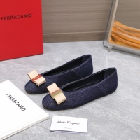 Cheap Salvatore Ferragamo Flat Shoes For Women #1245317 Replica Wholesale [$115.00 USD] [ITEM#1245317] on Replica Salvatore Ferragamo Flat Shoes