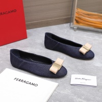 Cheap Salvatore Ferragamo Flat Shoes For Women #1245317 Replica Wholesale [$115.00 USD] [ITEM#1245317] on Replica Salvatore Ferragamo Flat Shoes