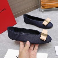 Cheap Salvatore Ferragamo Flat Shoes For Women #1245317 Replica Wholesale [$115.00 USD] [ITEM#1245317] on Replica Salvatore Ferragamo Flat Shoes