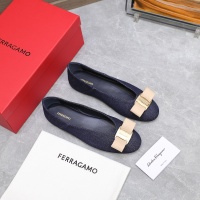 Cheap Salvatore Ferragamo Flat Shoes For Women #1245317 Replica Wholesale [$115.00 USD] [ITEM#1245317] on Replica Salvatore Ferragamo Flat Shoes