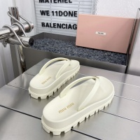 Cheap MIU MIU Slippers For Women #1245366 Replica Wholesale [$76.00 USD] [ITEM#1245366] on Replica MIU MIU Slippers