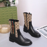 Cheap Gucci Boots For Women #1245495 Replica Wholesale [$100.00 USD] [ITEM#1245495] on Replica Gucci Boots