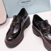 Cheap Prada Leather Shoes For Women #1245570 Replica Wholesale [$100.00 USD] [ITEM#1245570] on Replica Prada Leather Shoes