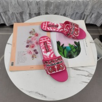 Cheap Dolce &amp; Gabbana D&amp;G Slippers For Women #1245610 Replica Wholesale [$122.00 USD] [ITEM#1245610] on Replica Dolce &amp; Gabbana D&amp;G Slippers