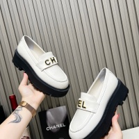 Cheap Chanel Leather Shoes For Women #1245831 Replica Wholesale [$108.00 USD] [ITEM#1245831] on Replica Chanel Leather Shoes