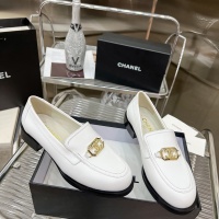 Cheap Chanel Leather Shoes For Women #1245845 Replica Wholesale [$115.00 USD] [ITEM#1245845] on Replica Chanel Leather Shoes