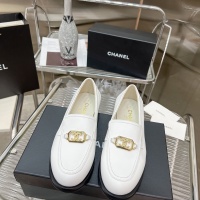 Cheap Chanel Leather Shoes For Women #1245845 Replica Wholesale [$115.00 USD] [ITEM#1245845] on Replica Chanel Leather Shoes