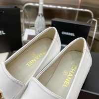 Cheap Chanel Leather Shoes For Women #1245845 Replica Wholesale [$115.00 USD] [ITEM#1245845] on Replica Chanel Leather Shoes