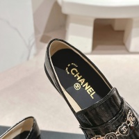 Cheap Chanel Leather Shoes For Women #1245852 Replica Wholesale [$115.00 USD] [ITEM#1245852] on Replica Chanel Leather Shoes