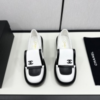 Cheap Chanel Leather Shoes For Women #1245863 Replica Wholesale [$118.00 USD] [ITEM#1245863] on Replica Chanel Leather Shoes