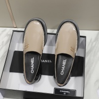 Cheap Chanel Leather Shoes For Women #1245866 Replica Wholesale [$100.00 USD] [ITEM#1245866] on Replica Chanel Leather Shoes