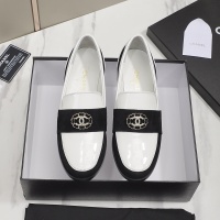 Cheap Chanel Leather Shoes For Women #1245870 Replica Wholesale [$96.00 USD] [ITEM#1245870] on Replica Chanel Leather Shoes