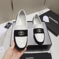 Cheap Chanel Leather Shoes For Women #1245870 Replica Wholesale [$96.00 USD] [ITEM#1245870] on Replica Chanel Leather Shoes