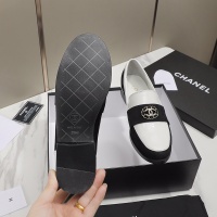 Cheap Chanel Leather Shoes For Women #1245870 Replica Wholesale [$96.00 USD] [ITEM#1245870] on Replica Chanel Leather Shoes